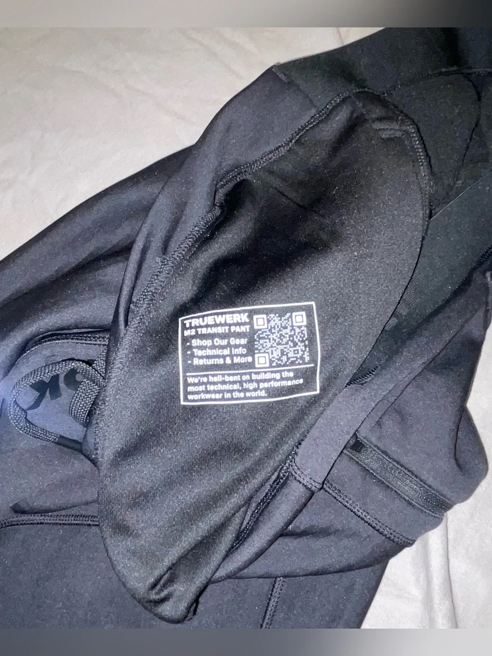 Truewerk Men’s M2 Transit Pant Performance Jogger Black XL Lounge